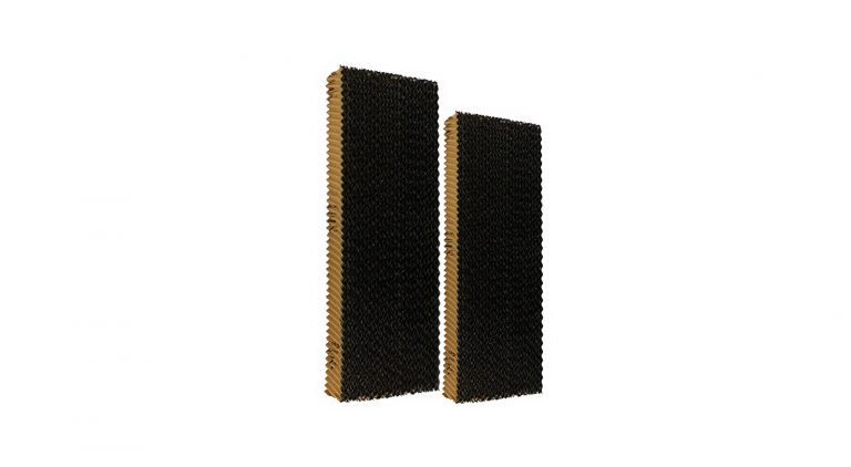 Cooling pad coated